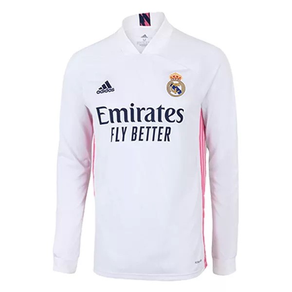 Tailandia Camiseta Real Madrid Primera equipo ML 2020-21 Blanco